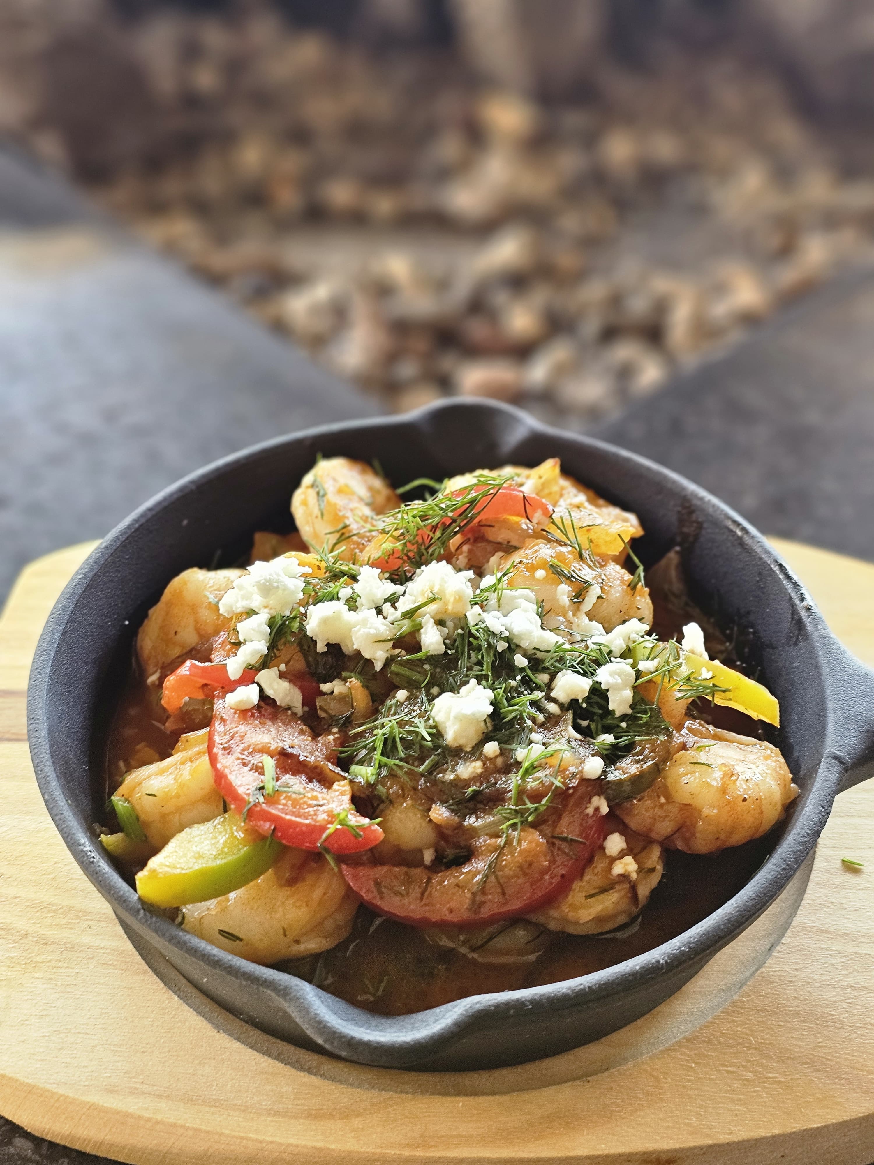 Garides Saganaki